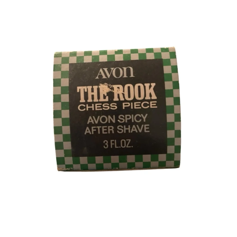 Vintage Avon The Rook Avon Spicy After Shave Bottle New Old Stock